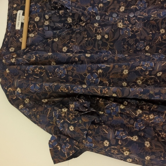 Free assembly ruffled sleeves blouse - Picture 6 of 11